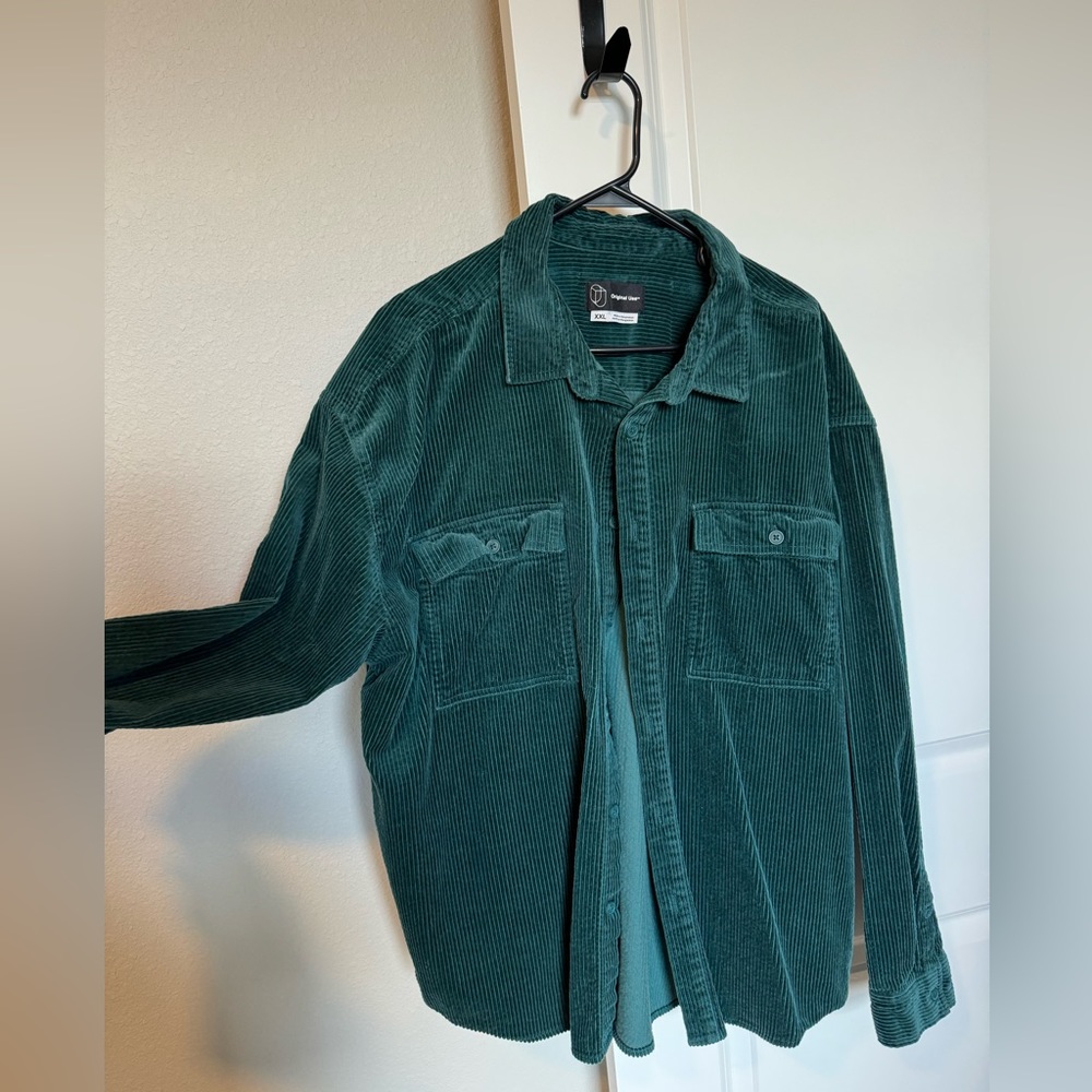 men’s corduroy shirt